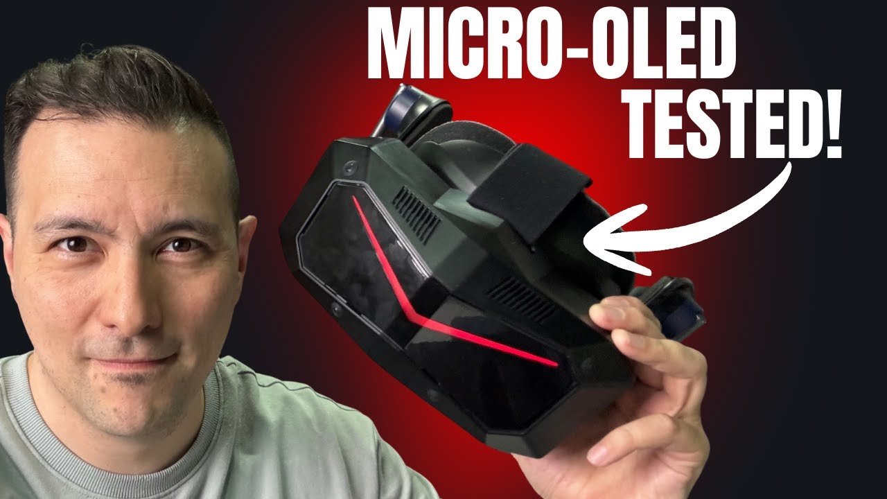 mixedrealityTV's tweet card. Pimax Crystal Super Hands-On: The MicroOLED Clarity VR Enthusiasts...