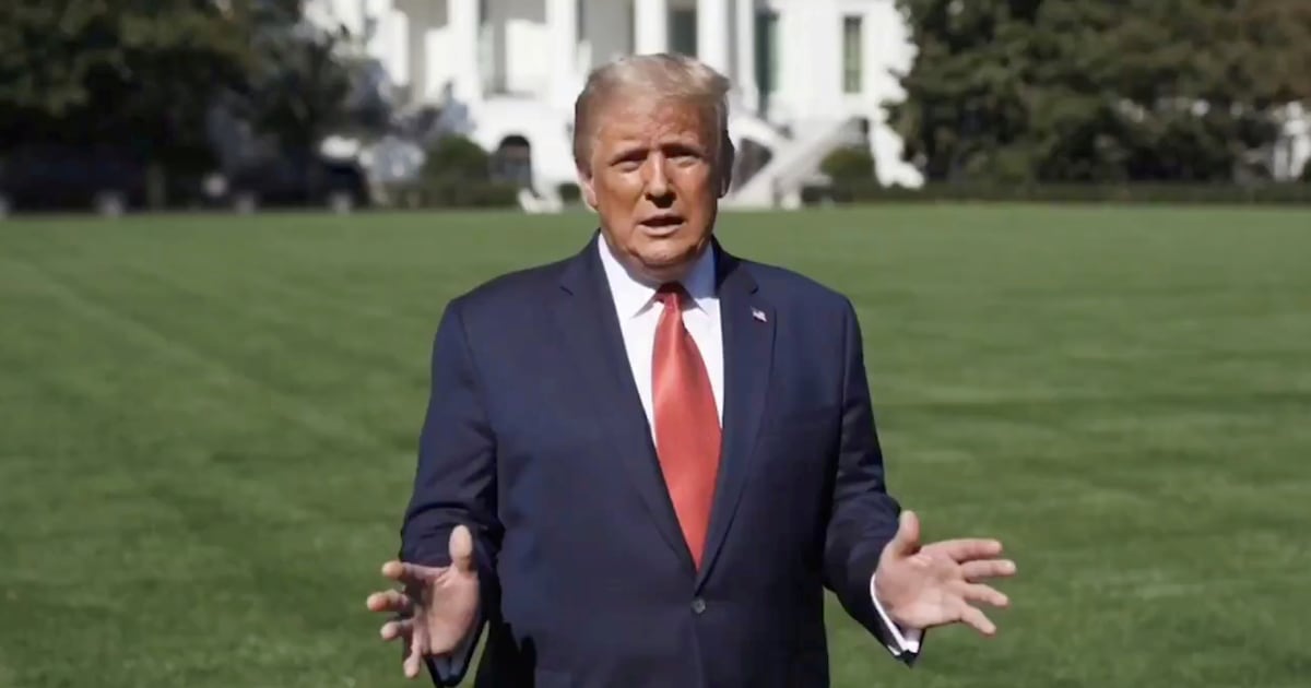 Yamiche's tweet card. The stunt will go ahead a day after Trump insisted he was fine while coughing his way through a phone interview.