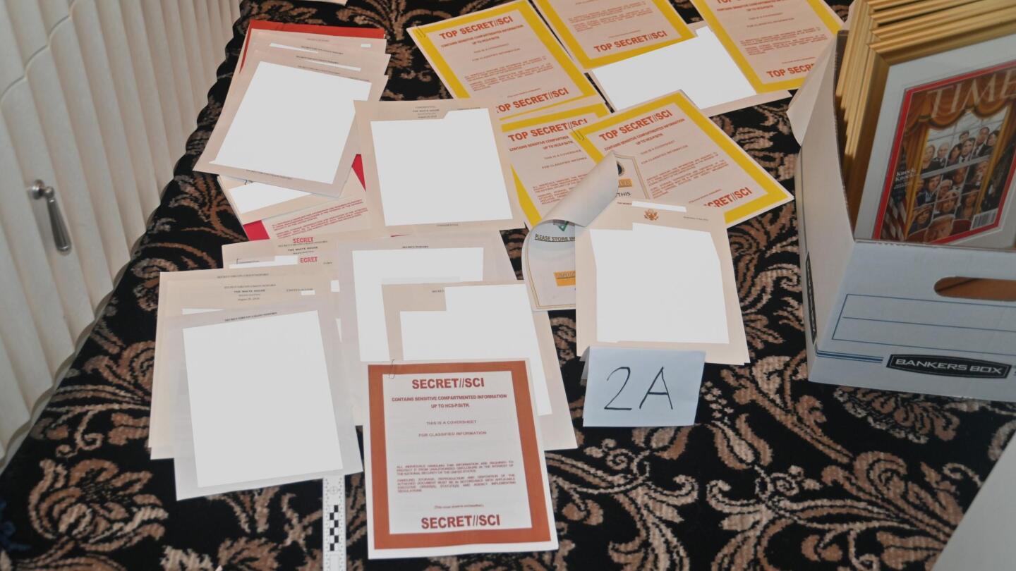 SourceMerlin's tweet card. In the weeks since the FBI searched Donald Trump’s Mar-a-Lago estate and seized about 100 documents with classification markings, the former president has insisted he had declassified the information.