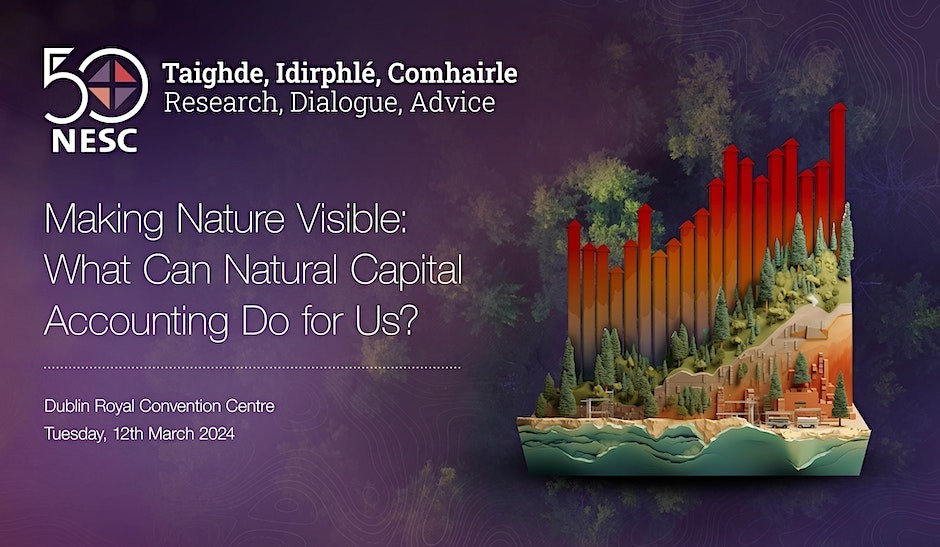 NatCap_Irl's tweet card. Following the publication of its report Natural Capital Accounting: A Guide for Action, the National Economic and Social Council (NESC) is hosting an in-person event to discuss the potential of...