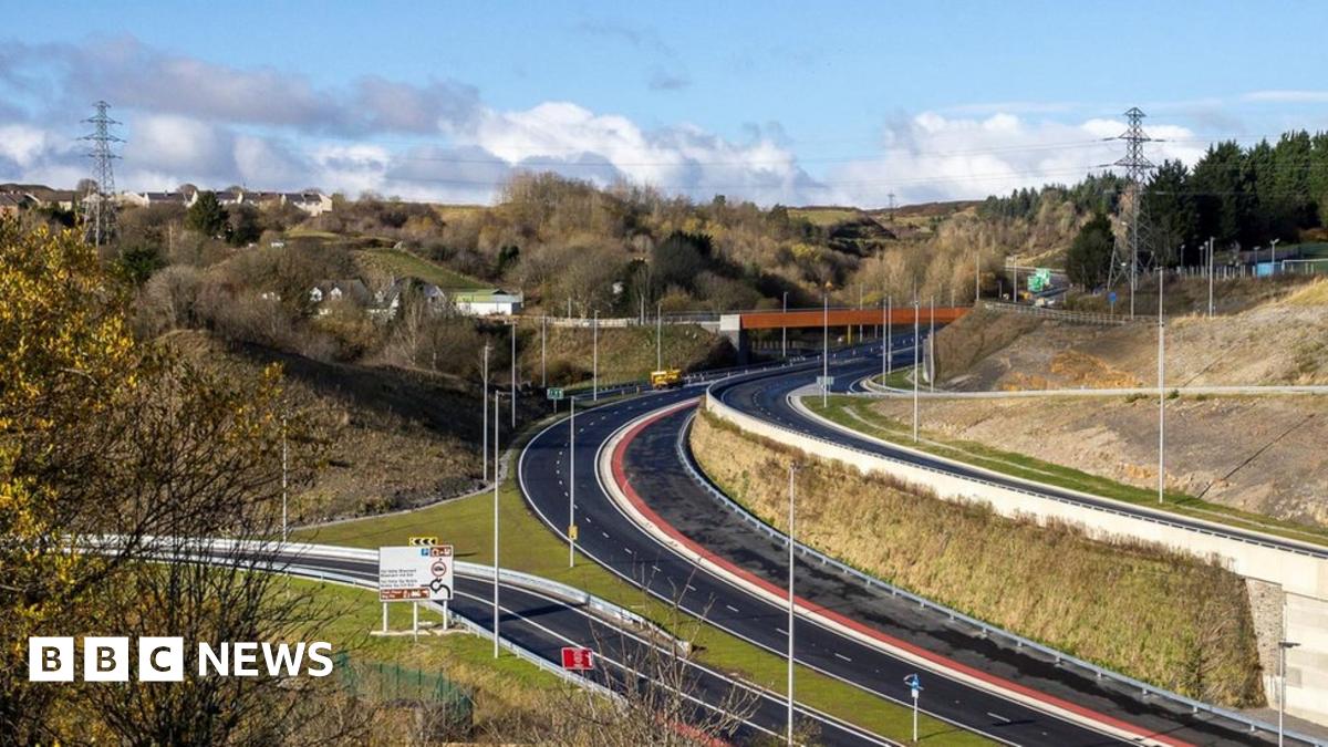 BBCWalesNews's tweet card. Lee Waters hopes there will be no more big projects like the current Heads of the Valleys roadworks.