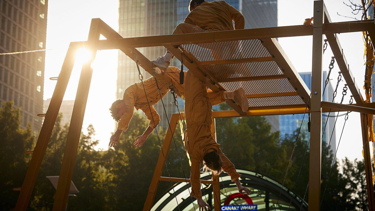 TheEconomist's tweet card. London’s dockland district has more homes, more fun and fewer offices