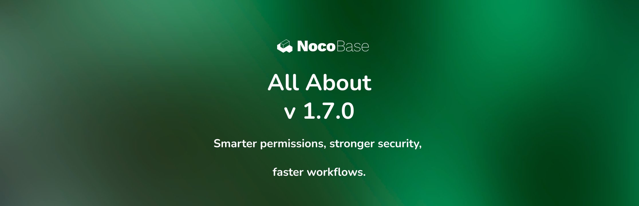NocoBase's tweet card. Enhanced permission management, optimized system performance, and open-sourced plugins to comprehensively improve functionality and user experience