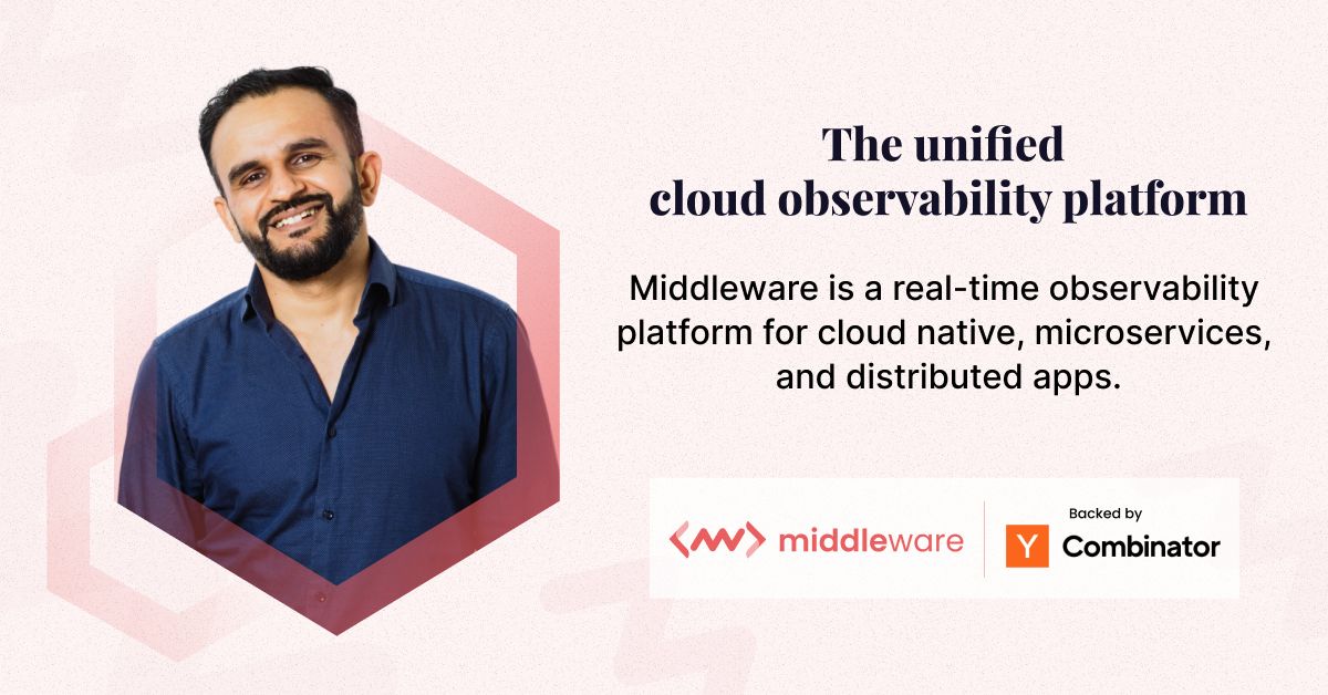 rajuj6's tweet card. Congratulations to all Middleware (YC W23) team members and specially to Laduram Vishnoi for your amazing work.