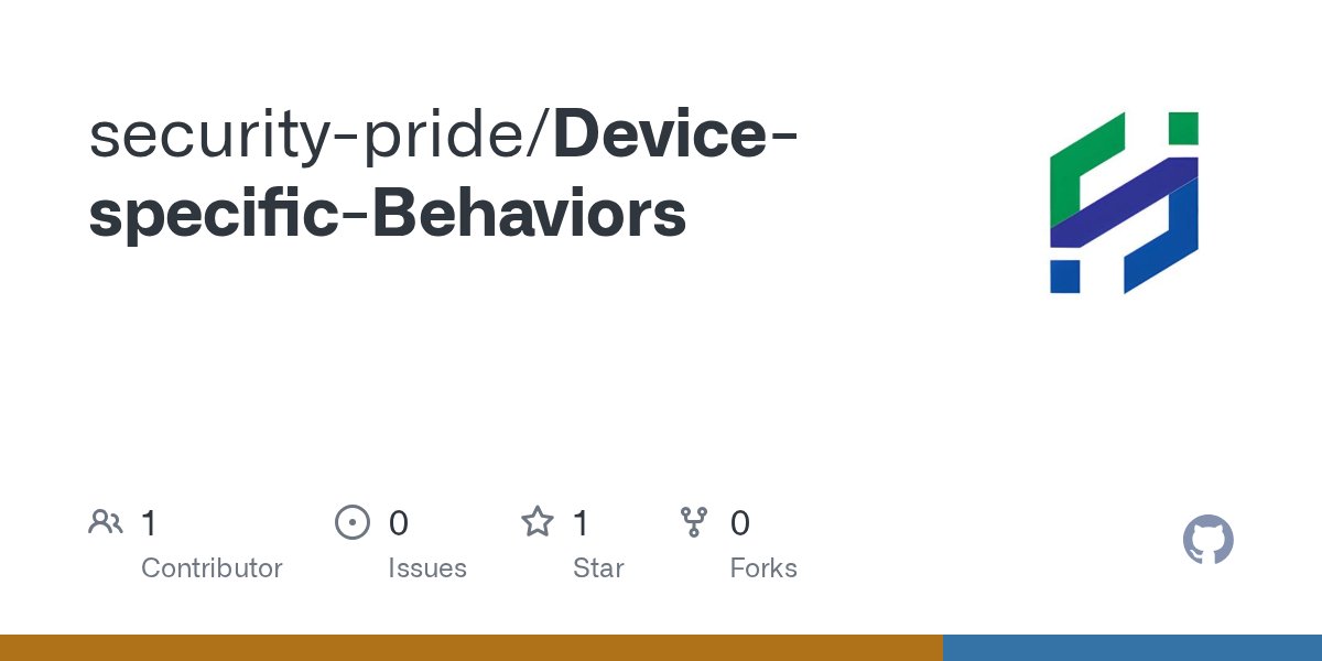 ksg93rd's tweet card. Contribute to security-pride/Device-specific-Behaviors development by creating an account on GitHub.