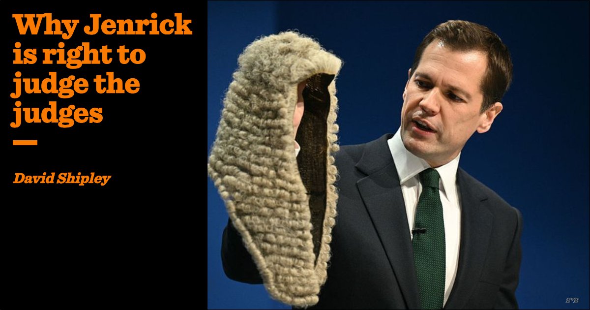 Law_PlainSimple's tweet card. Tuesday’s speech by Robert Jenrick, in which he called for “activist” judges to be removed from their positions, has provoked much outrage. The New Statesman said he had “declared war on the judici...