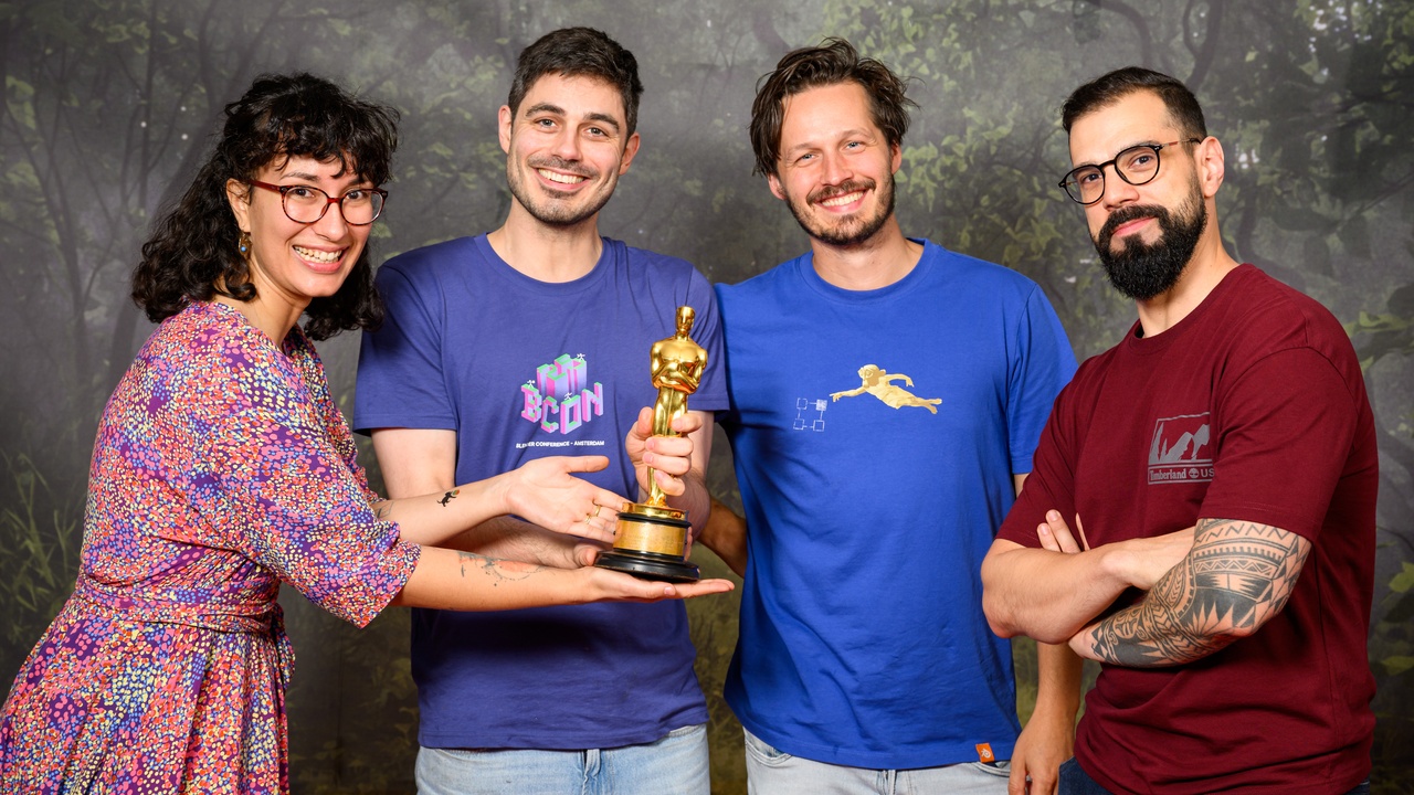 BlenderStudio_'s tweet card. Rewatch the Blender Studio talks from BCON25 and get inspired!