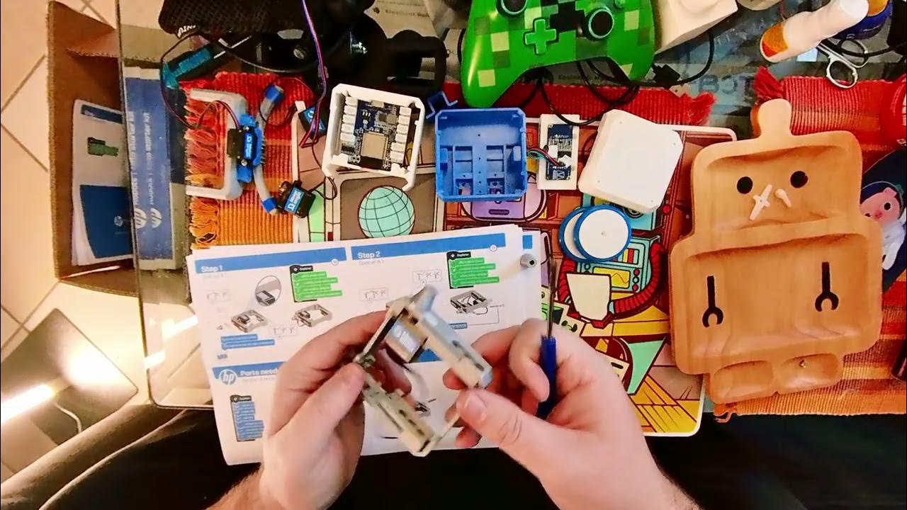 robotsblog's tweet card. HP Robots Otto - Invent Expansion Kit - Realtime Build of "Explorer"...