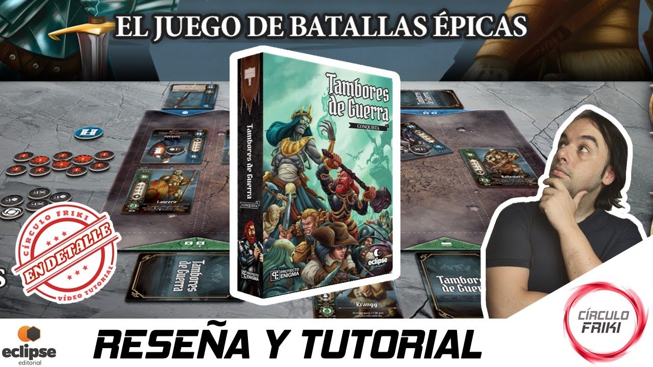 CirculoFriki33's tweet card. ⭕ Tambores de Guerra Conquista 🥁 Reseña, Cómo se juega / Tutorial 🥁...