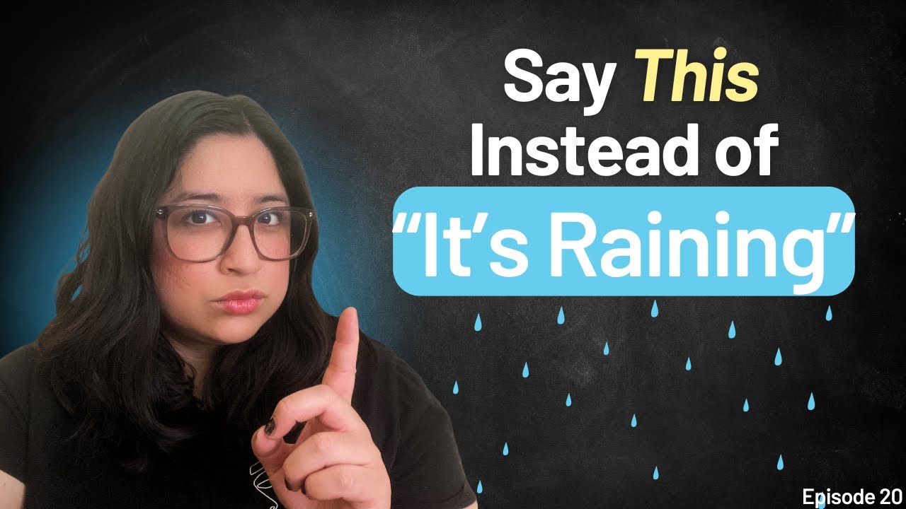 LearnEnglishPod's tweet card. How to Talk About the Rain Like a Native English Speaker | Learn...