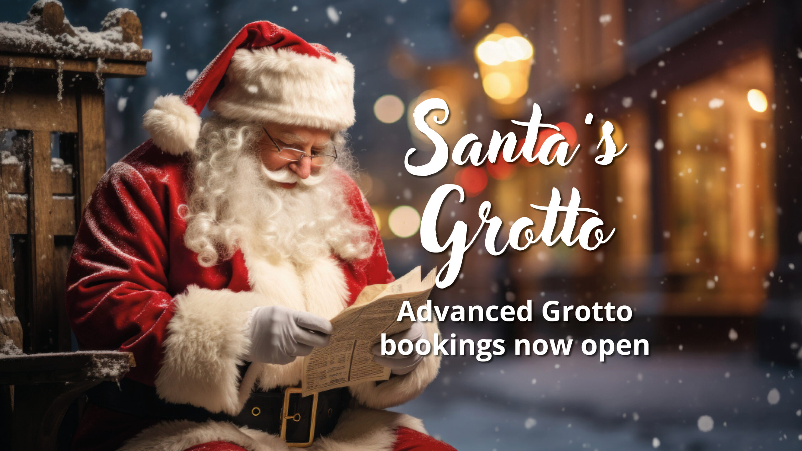 BelfryShopping's tweet card. See Santa in his Magical Giant Christmas Tree Grotto this Christmas.