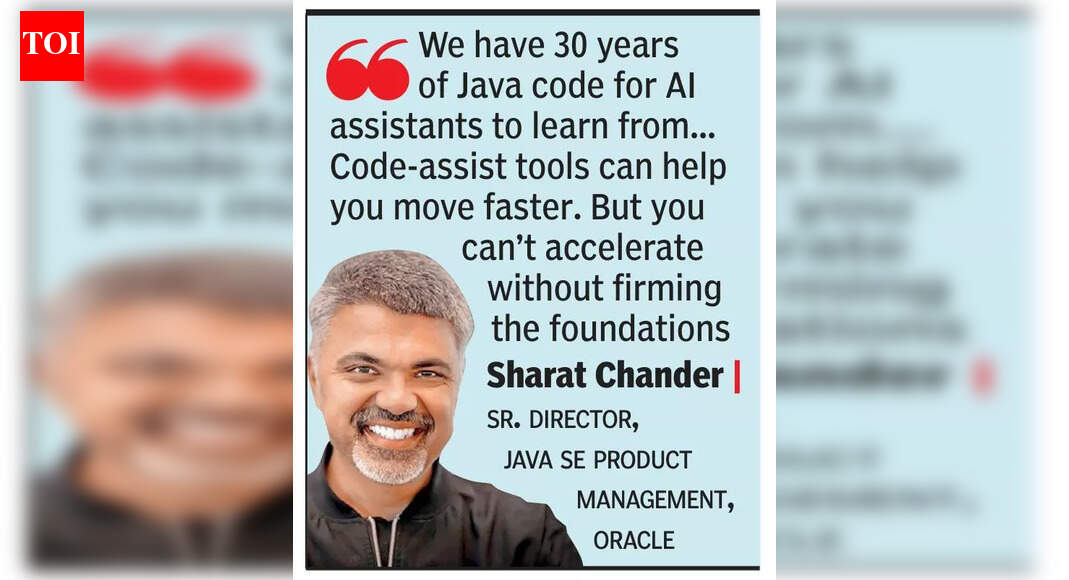 Oracle_India's tweet card. Las Vegas: One way young engineers can stay relevant in a tech landscape that is rapidly evolving is to learn more about the foundational infrastructu.