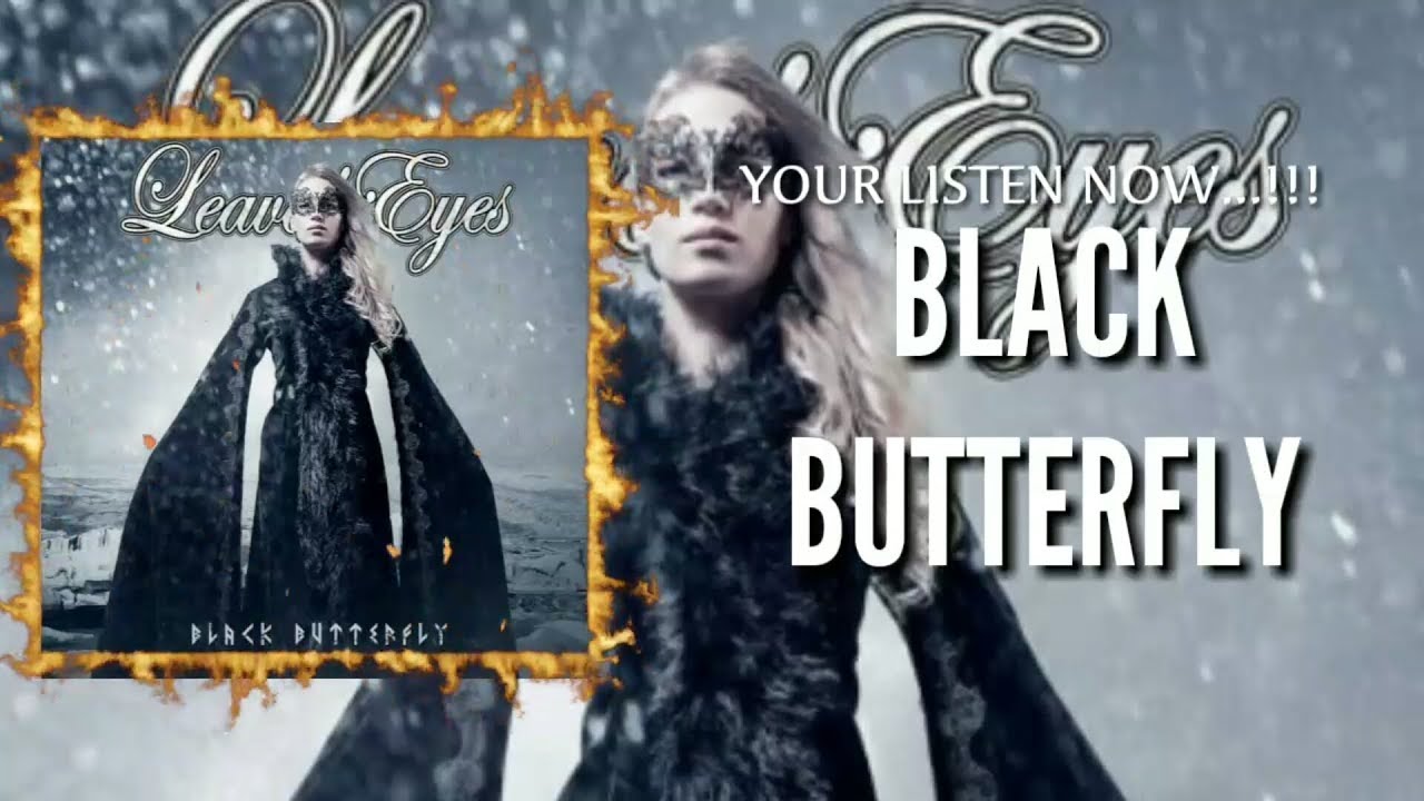 DDDesign6's tweet card. EP Album Leaves Eyes - Black Butterfly (2019)