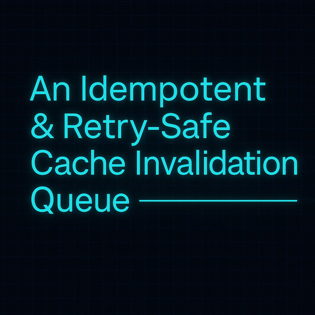 designnerds24's tweet card. Delivering at-least-once events with exactly-once effects via keys, versions, and coalescing