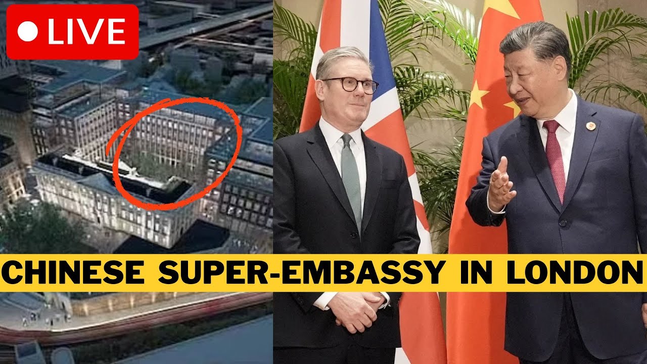 MidnightVision5's tweet card. 🚨 LIVE: Starmer Approves China's Takeover Of Britain - New CCP Spy...