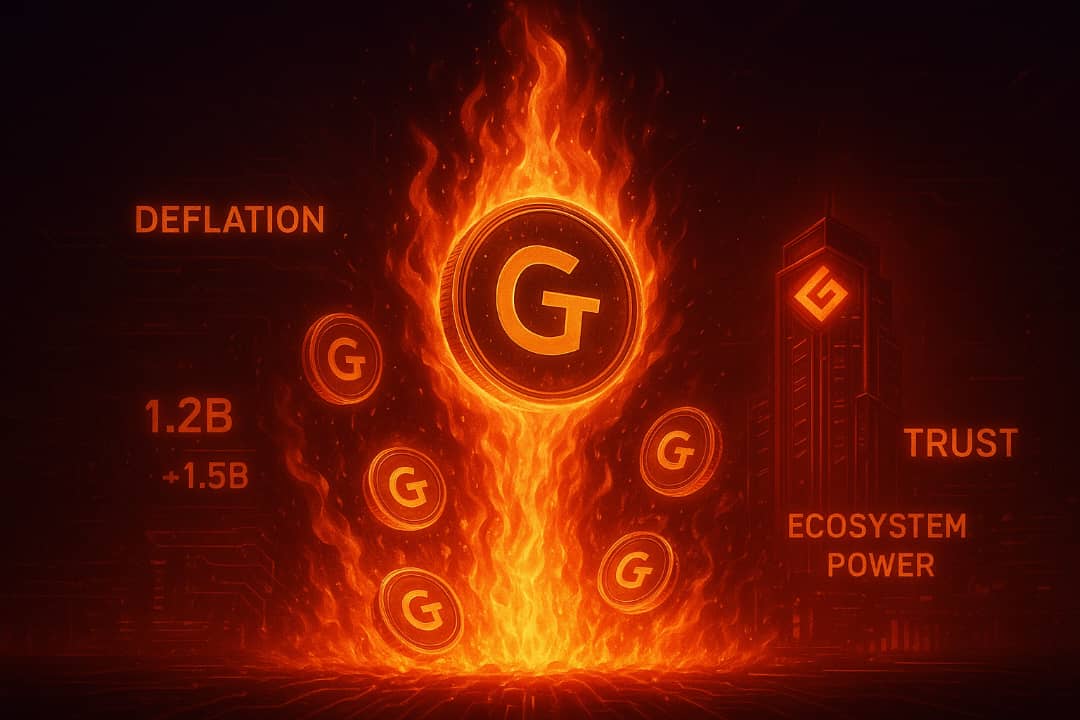 nulltxnews's tweet card. GateToken (GT) has completed its Q3 2025 on-chain burn, cementing its position as one of the most consistent deflationary tokens in crypto.
