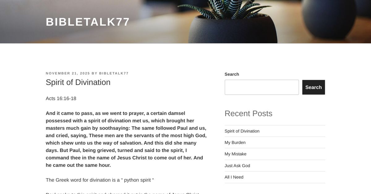 cwdotcenter's tweet card. Spirit of Divination