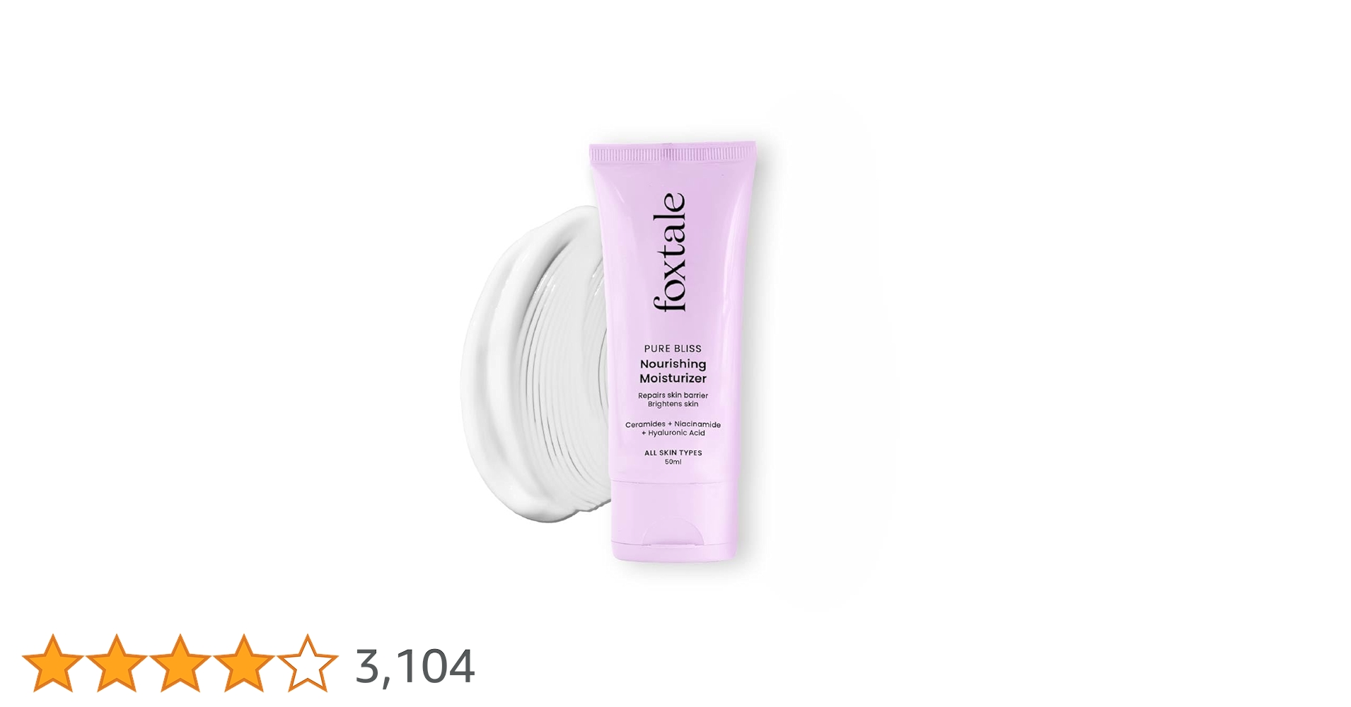 BnrJumbo's tweet card. Foxtale Nourishing Ceramide Face Moisturizer with Niacinamide for 100 Hr Hydration, Lightweight & Non-Sticky, For Soft & Glowing Skin, Men & Women, All Skin Types, 50 ml