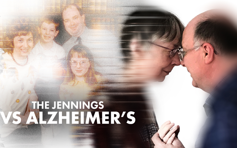 UCLBrainScience's tweet card. A new BBC documentary, The Jennings vs Alzheimer’s, explores the discoveries made by researchers at UCL and UCLH that have given hope for Alzheimer’s disease over the past four decades, and the very