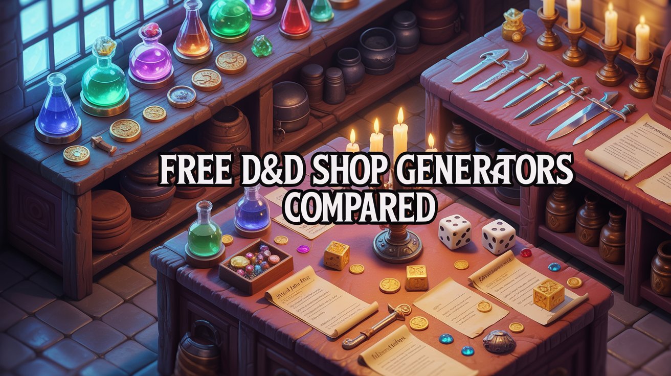 char_genAI's tweet card. Compare free D&D shop generators in 2025. Learn which tools excel at customization, speed, and ease of use. Discover CharGen's strengths and limitations.