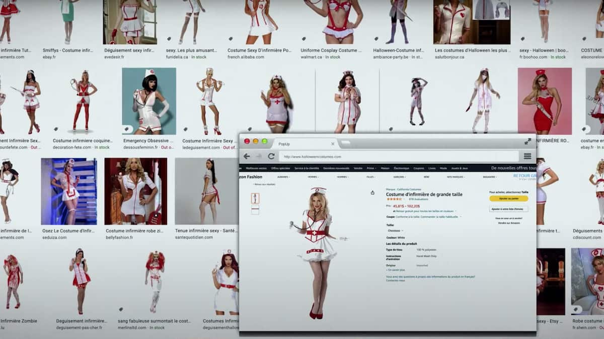 CalebFomunung's tweet card. L’OIIQ lance une campagne pour encourager la population à abandonner les costumes érotisants et les remplacer par de vrais uniformes.