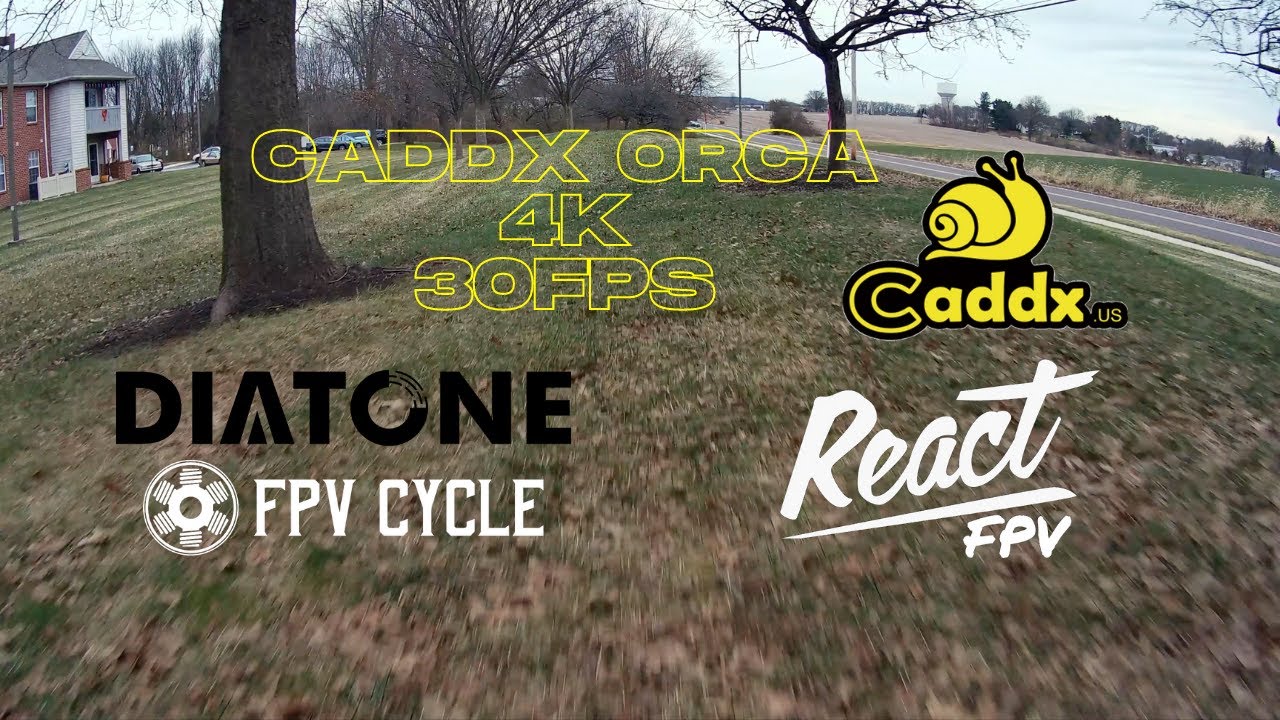 DJReact8's tweet card. Caddx Orca // 4k 30fps // Diatone Taycan // Fpv Cycle 2203_3450kv