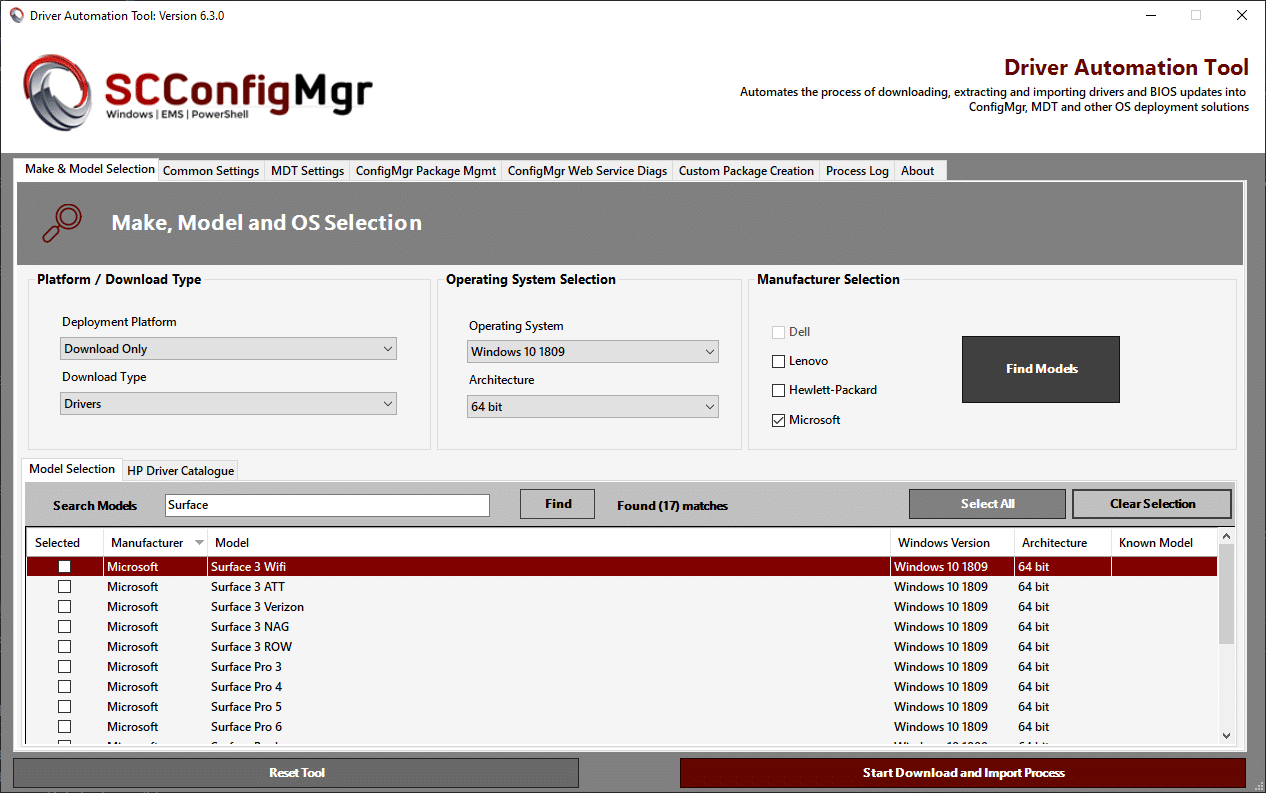 modaly_it's tweet card. In this latest build of the Driver Automation Tool, the focus has been on extending Microsoft Surface support. There has been high demand for improved Surface management from us, so in this update we...