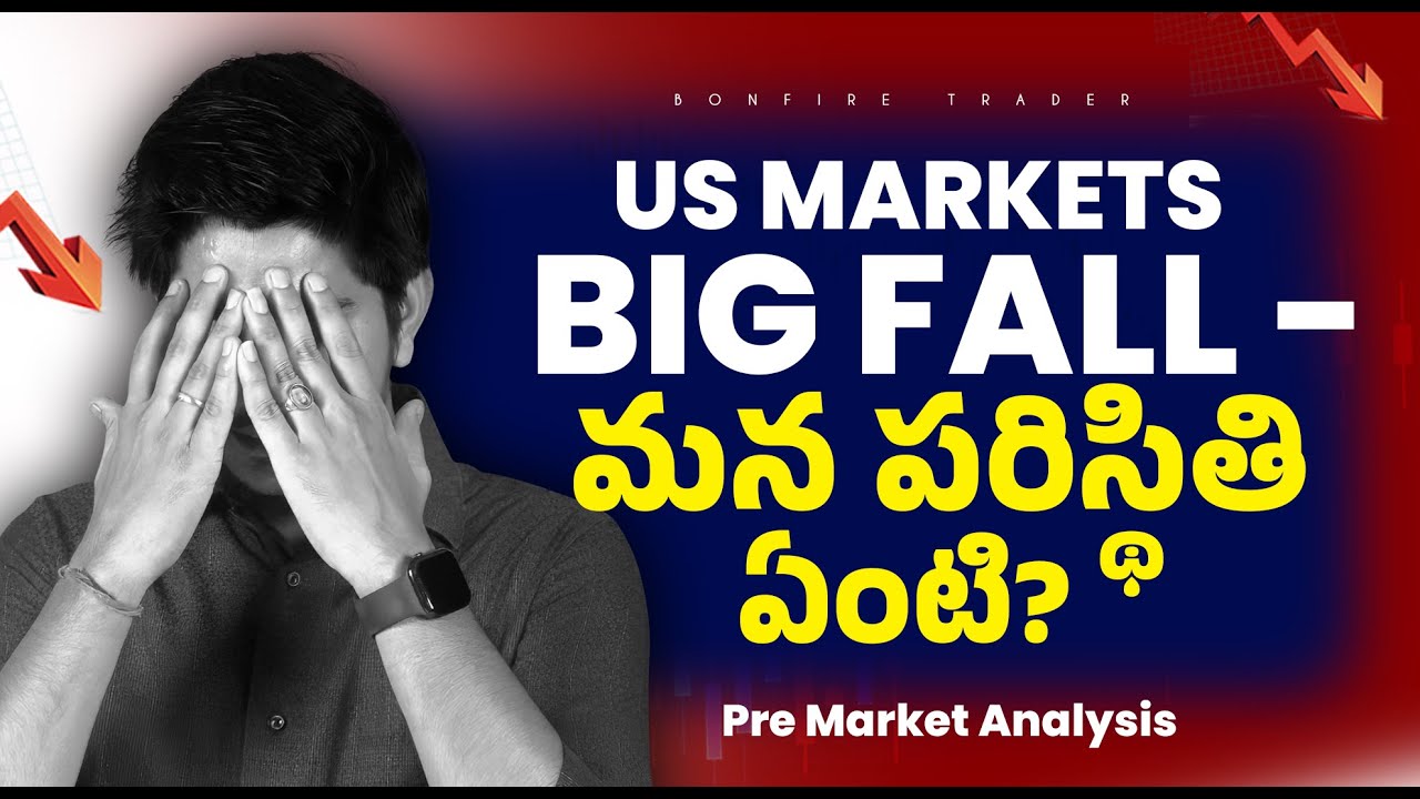 bonfiretrader19's tweet card. Global Market Alert: US Stocks Slide | Nifty Gaps Down 130 pts |...