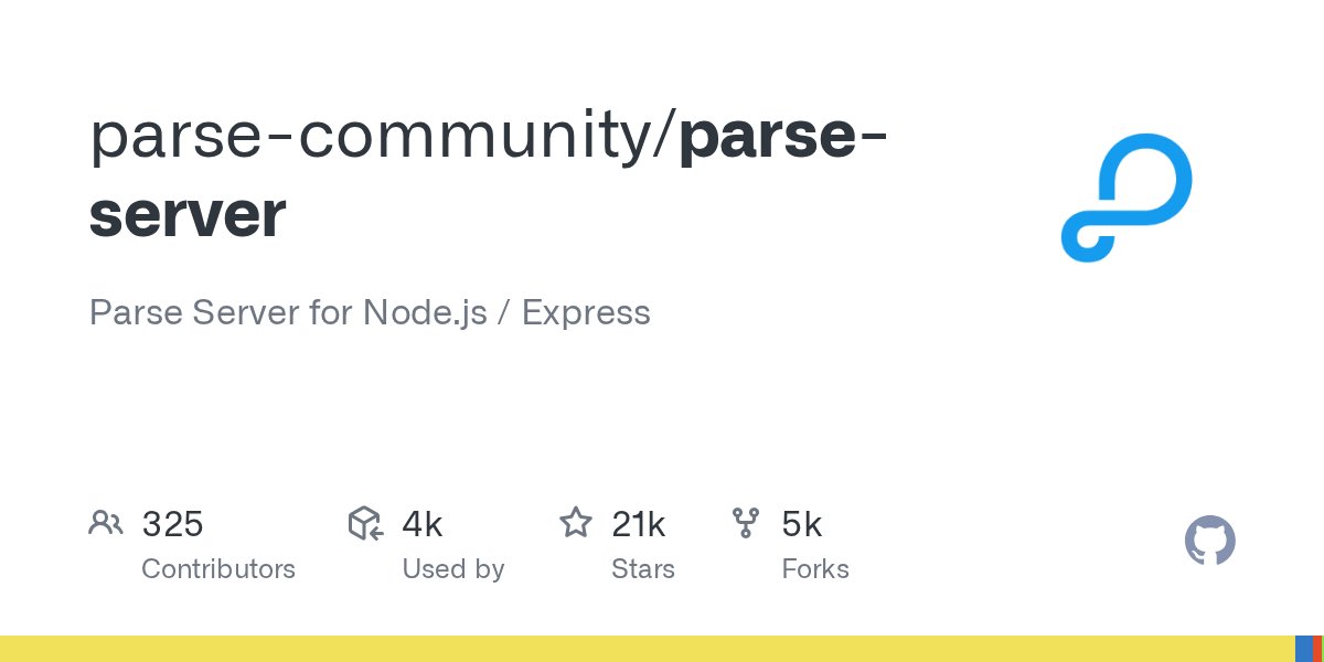ParsePlatform's tweet card. Parse Server for Node.js / Express. Contribute to parse-community/parse-server development by creating an account on GitHub.