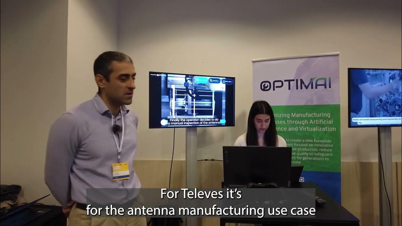 OPTIMAI_Project's tweet card. OPTIMAI Interview: Dr. Nikolaos Dimitriou (CERTH/ITI) at The Manufa...