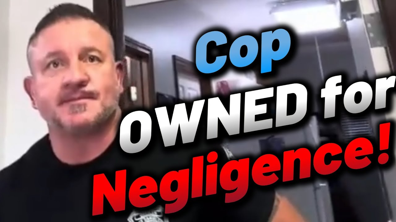 OurRecognizing's tweet card. Negligent Cop Leaves Car Full of Weapons OPEN! First Amendment Audit