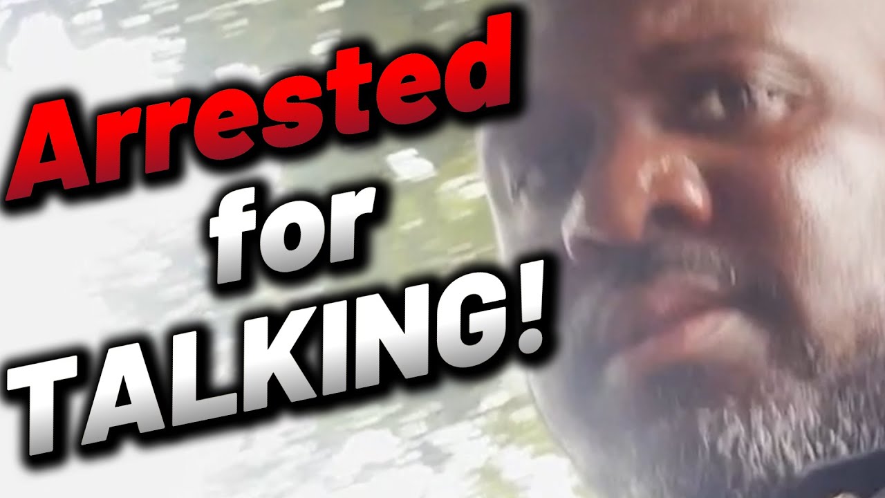 OurRecognizing's tweet card. "Quit Running Your Mouth!" Cops Retaliate Against the First Amendment!