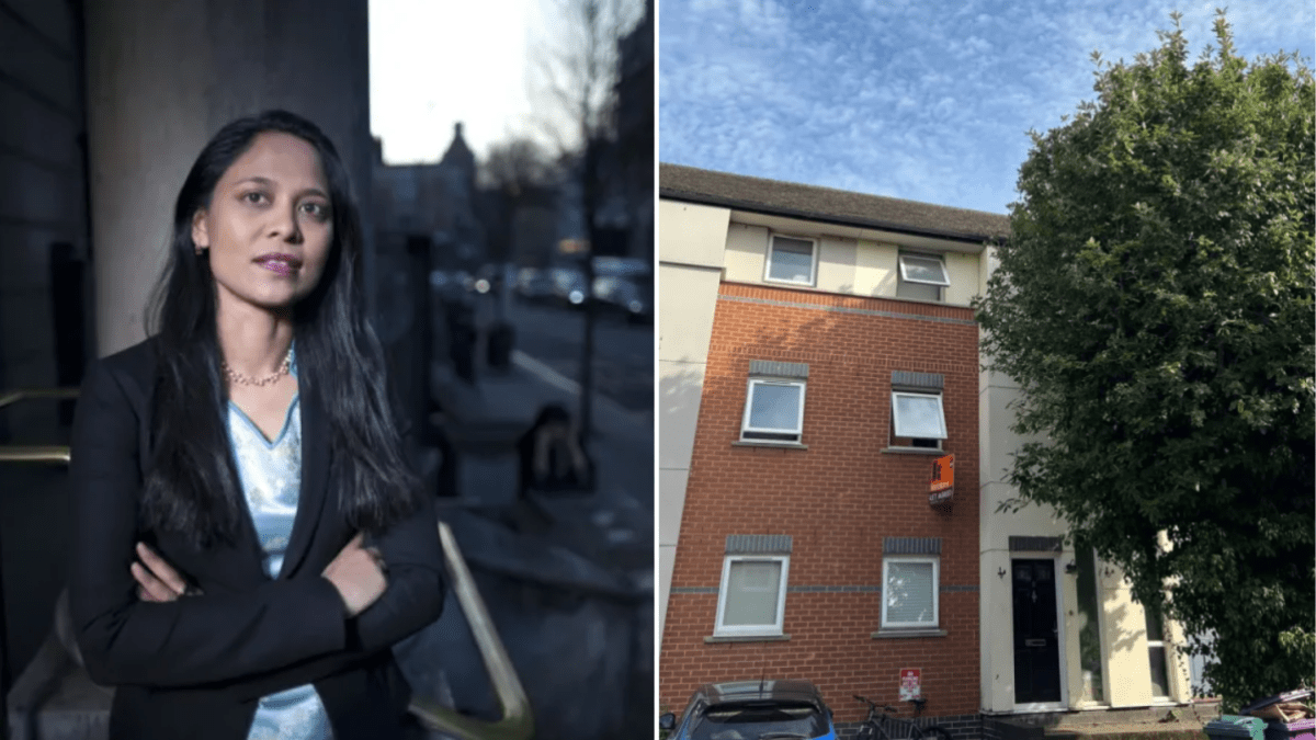 olyduff's tweet card. Rushanara Ali, who has spoken out against 'unreasonable rent increases', relisted her four-bedroom townhouse in east London for £4,000 a month