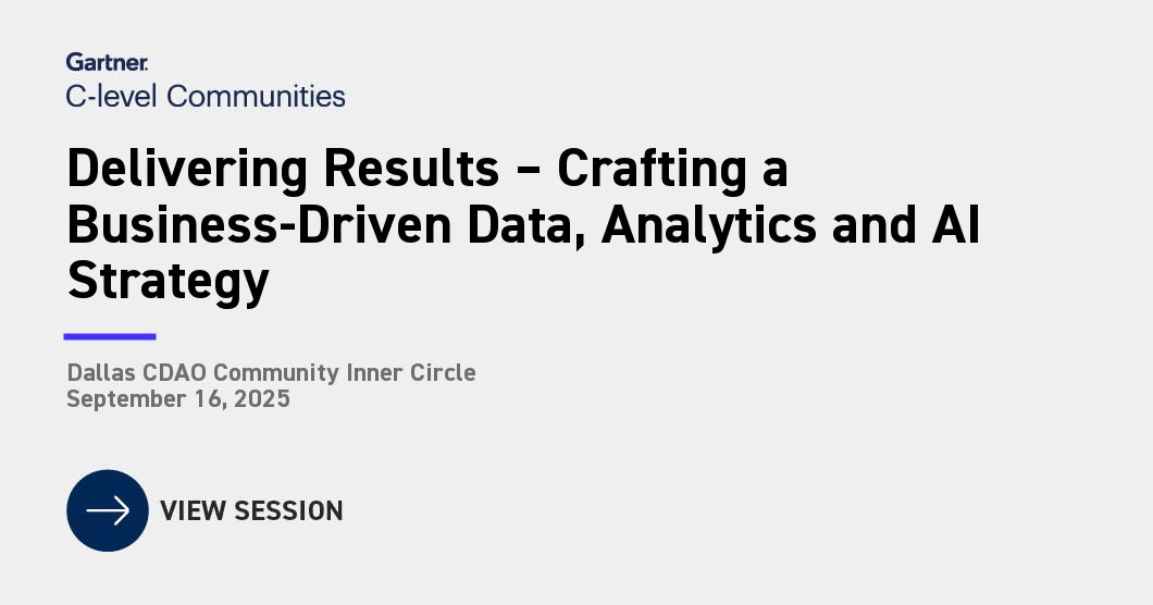costrategix's tweet card. Many organizations aim to be data-driven, but for CDAOs to contribute effectively, their data, analytics, and AI strategies must be directly linked to tangible business results. While this alignment...