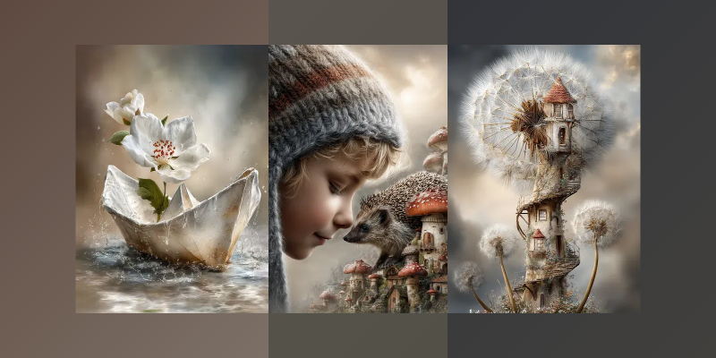 InMemoryRoad's tweet card. Day Change HDR Art is a universal prompt template designed to generate a series of atmospheric illustrations in the HDR Realistic + Magical Realism style. Ideal for junk journal pages, scrapbooking,...