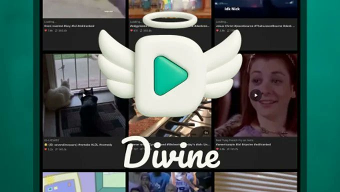 opsNetwork1990's tweet card. Discover the Divine app, a nostalgic Vine reboot that bans AI content and restores over 100,000 archived videos for true social media authenticity.