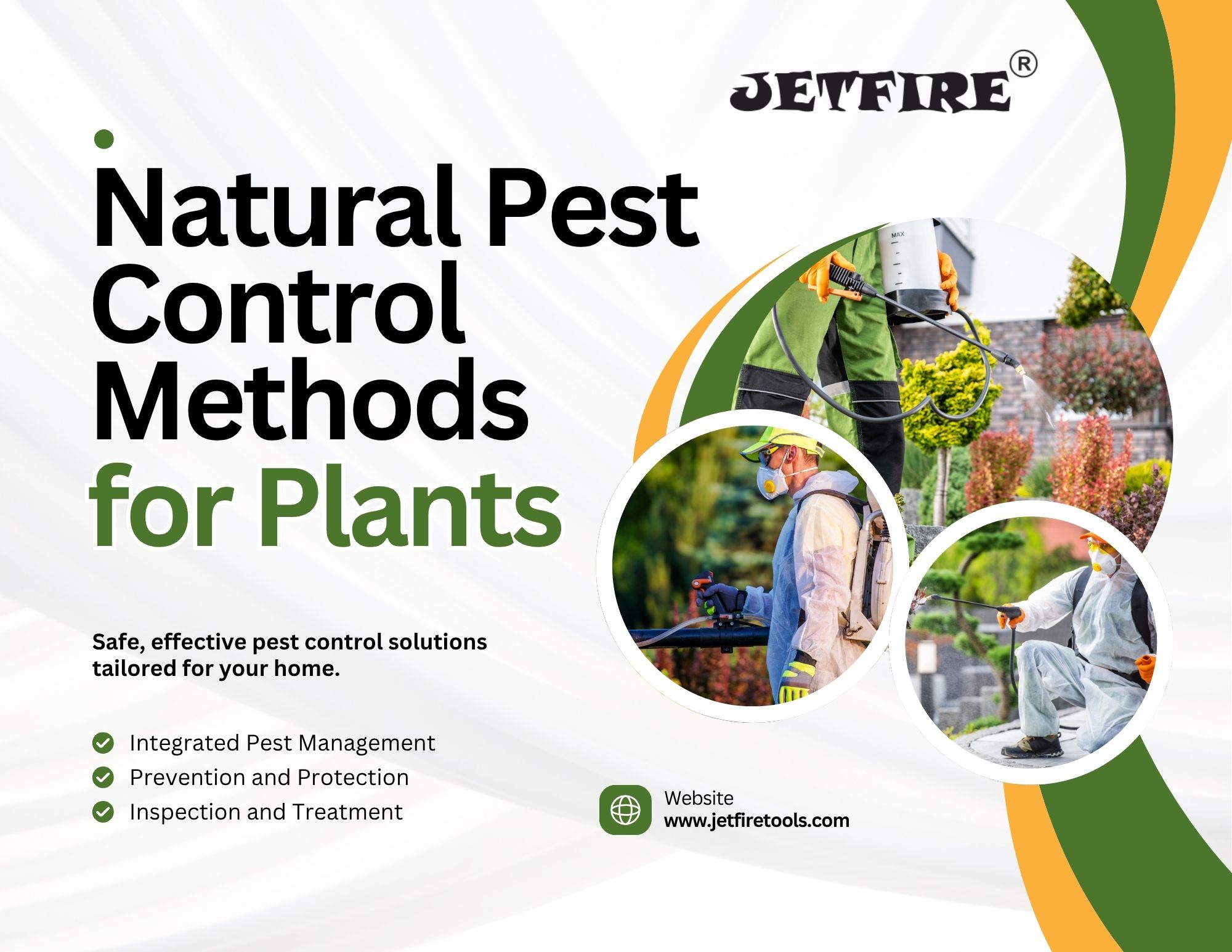 JetFireTools's tweet card. Stop using chemicals! Learn the 15 safest, most effective natural pest control methods for plants. Discover DIY sprays, beneficial insects, companion planting, and organic solutions for a thriving,...