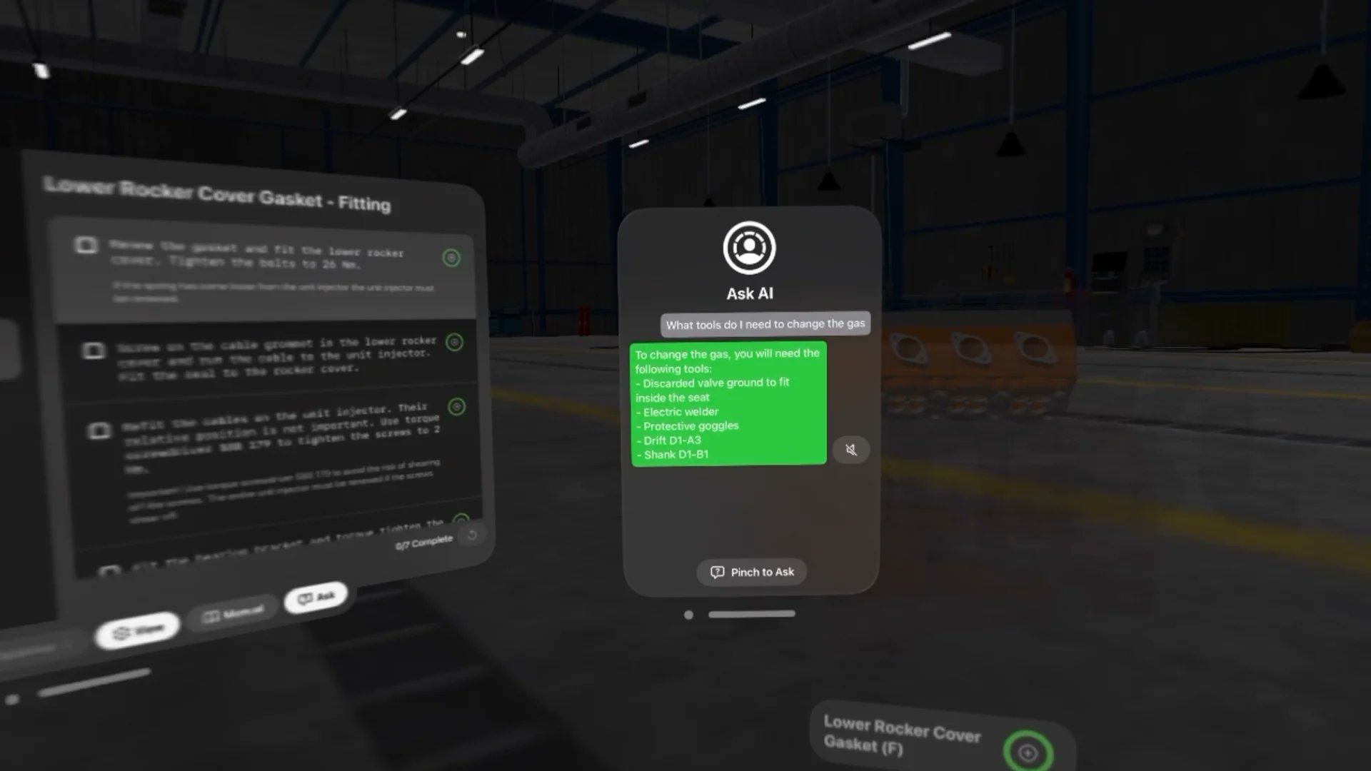 LextechApps's tweet card. Lextech Guided Work on Apple Vision Pro