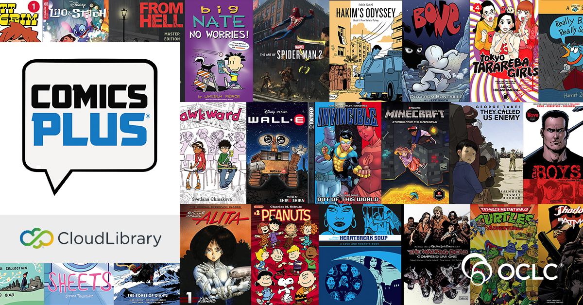 OCLC's tweet card. Comics Plus, available as part of the CloudLibrary suite of digital content, brings thousands of digital comics, manga, and picture books to your library. Give your readers unlimited, simultaneous...