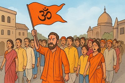 digitalkvita's tweet card. Sambhal march sparks debate over police inaction, denied permissions and political polarisation as claims of Jama Masjid being a former temple resurfa