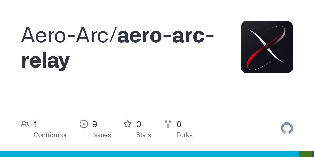 LESkidd113's tweet card. Contribute to Aero-Arc/aero-arc-relay development by creating an account on GitHub.