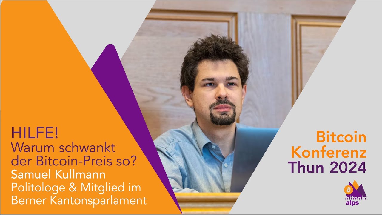 samuelkullmann's tweet card. HILFE! Warum schwankt der Bitcoin-Preis so? – Samuel Kullmann an der...