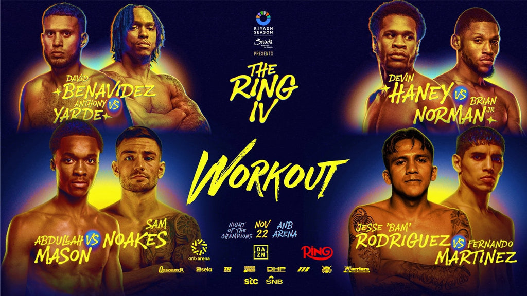SteveKim323's tweet card. It's a stacked lineup as the focus of the boxing world returns to Riyadh, Saudi Arabia, as 'Ring IV' takes place on Saturday afternoon. This is a card replete with well-known names and elite talent i