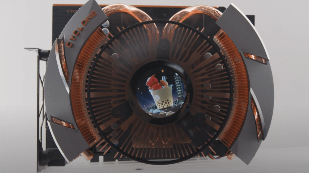 pcworld's tweet card. The new GPUs look like they popped out of a time machine from 2010, despite rocking RTX 5060 Ti and 5070 guts. Sadly, no confirmation for release yet.