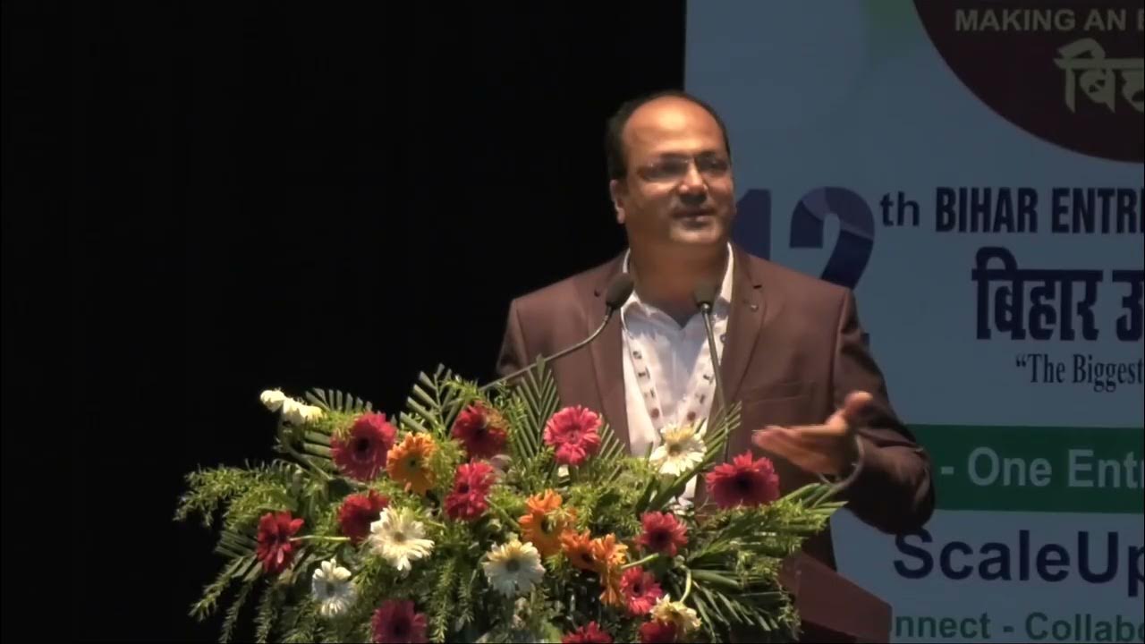 abhishek_eai's tweet card. BEA Secretary General Mr. Abhishek Kumar speaking at 12th Bihar...