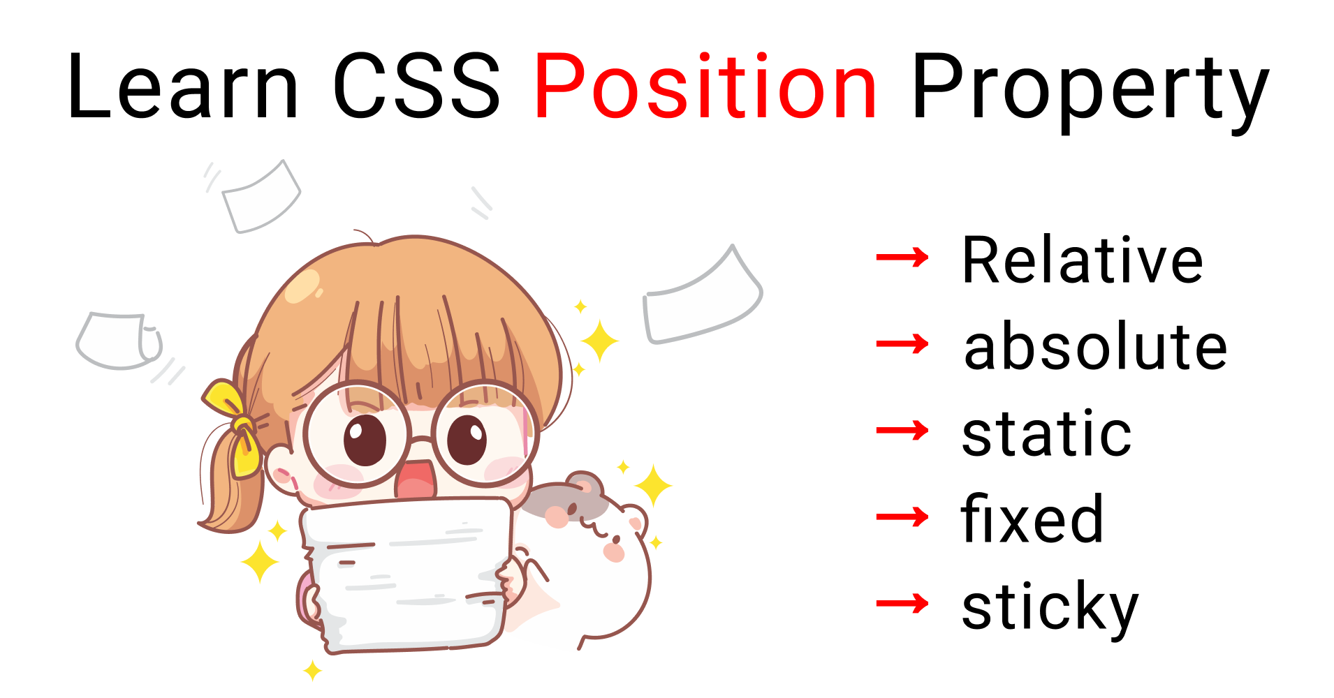 freeCodeCamp's tweet card. Today we're gonna learn everything you need to know about the CSS position property along with examples. Let's get started 🎖️ Table of contents What is CSS Position Property? What is the Static...