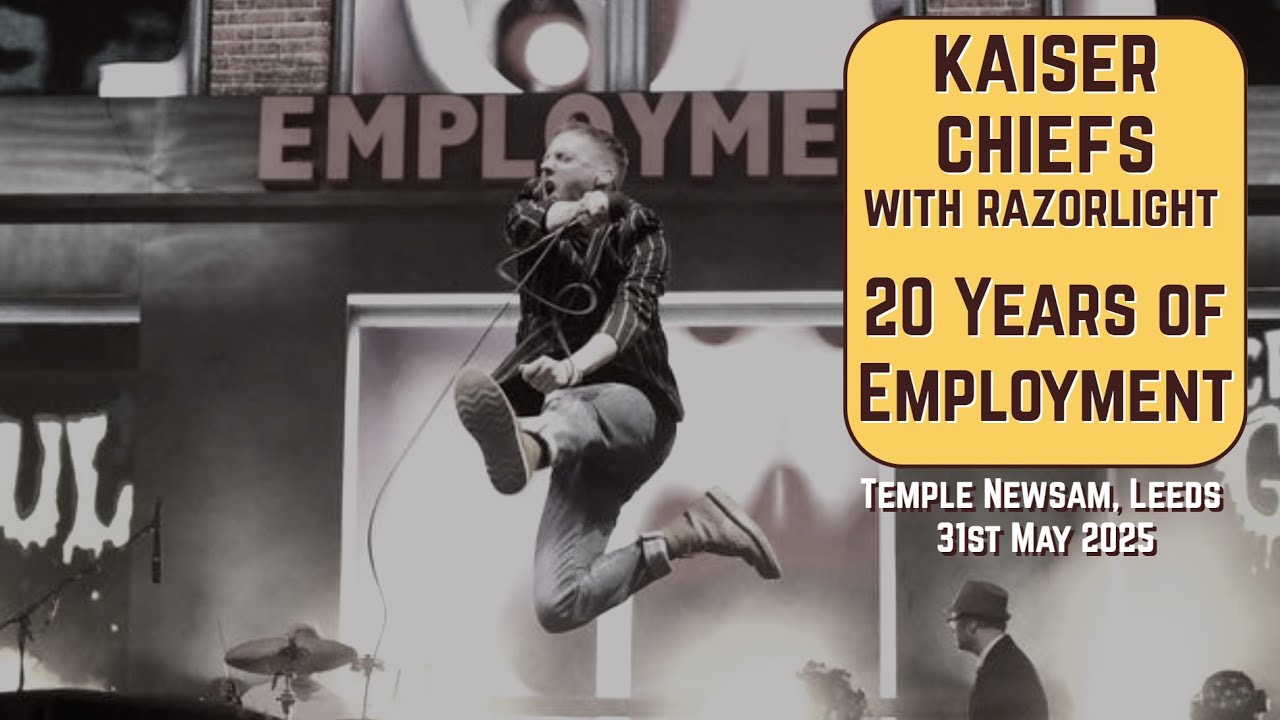 TheBigDaddyD1's tweet card. Kaiser Chiefs with Razorlight at Temple Newsam, Leeds - 31st May 2025...