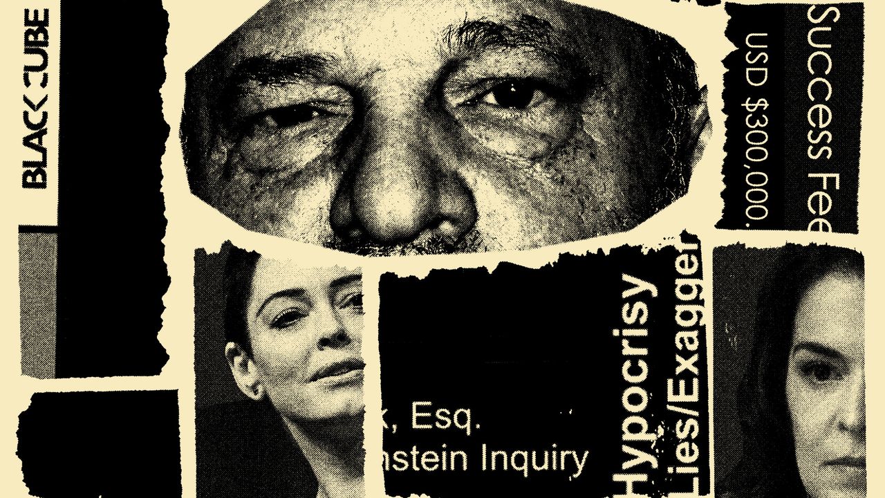 CanadianMike101's tweet card. The film executive hired private investigators, including ex-Mossad agents, to track actresses and journalists.