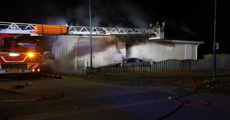 Woonwagen in brand gestoken in Veldhoven