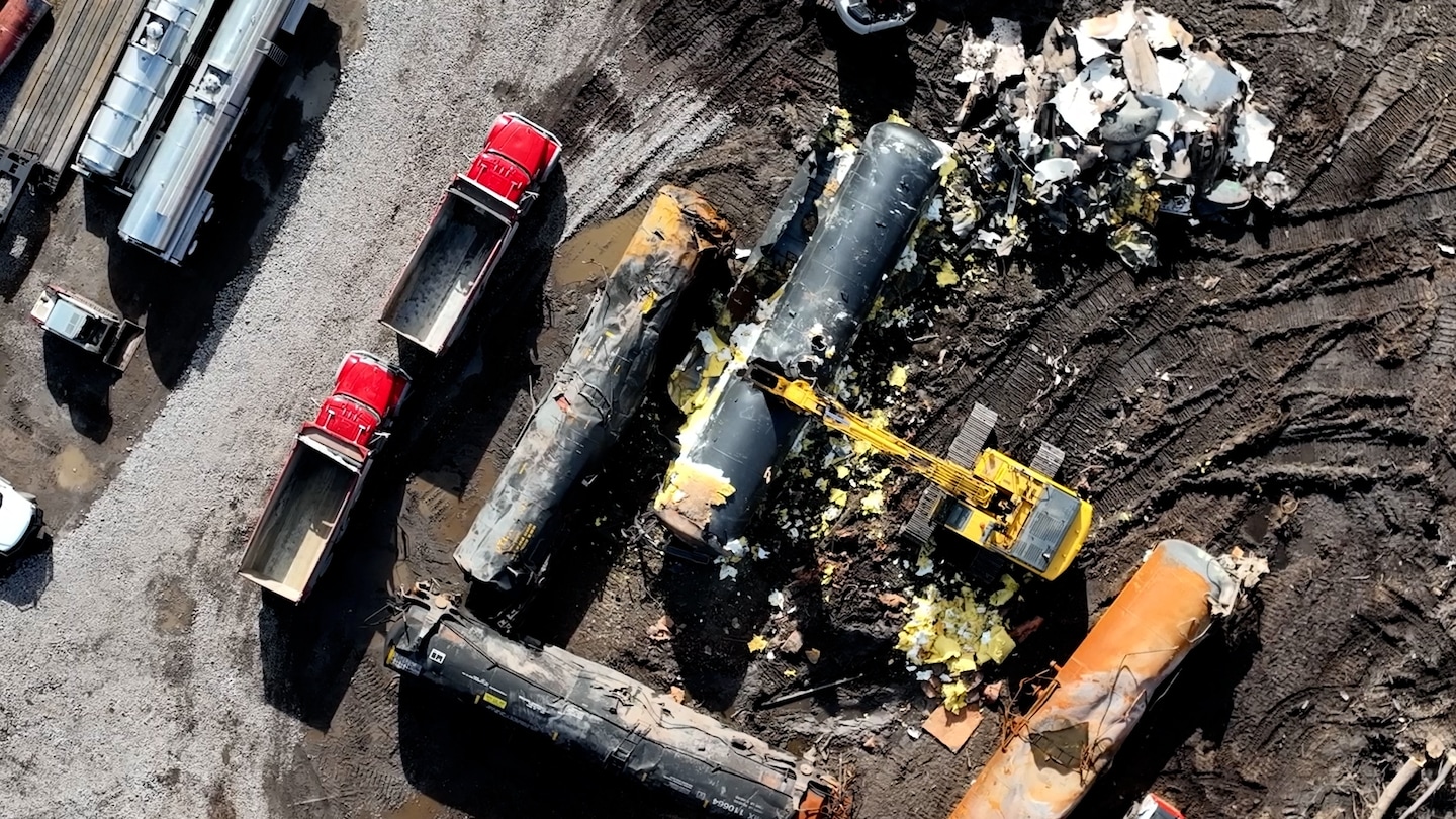 washingtonpost's tweet card. Air pollutants monitored by EPA near the Ohio derailment site raise health concerns about nine pollutants, researchers from Texas A&M say.